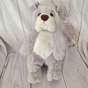 Aurora Sluuumpy Da Dog Plush Stuffed Toy Gray Bulldog 15 Inch 2021
